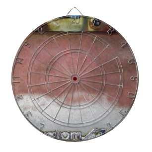 Custom Deluxe Rosa und Weiß Dartscheibe