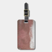 Custom Deluxe Rosa und Weiß Gepäckanhänger (Vorderseite vertikal)