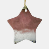 Custom Deluxe Rosa und Weiß Keramikornament (Rechts)