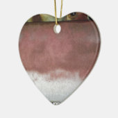 Custom Deluxe Rosa und Weiß Keramikornament (Links)