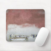 Custom Deluxe Rosa und Weiß Mousepad (Mit Mouse)