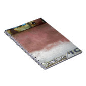 Custom Deluxe Rosa und Weiß Notizblock (Rechte Seite)