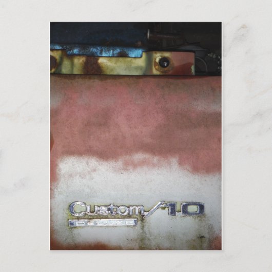 Custom Deluxe Rosa und Weiß Postkarte (Vorderseite)