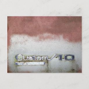 Custom Deluxe Rosa und Weiß Postkarte