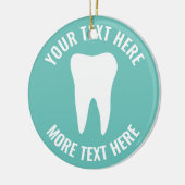 Custom dental office Christmas tree ornament gift (Links)