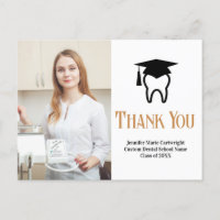 Custom Dental School Abschluss Foto Vielen Dank