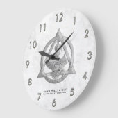 Custom Dentist Clock White Große Wanduhr (Winkel)