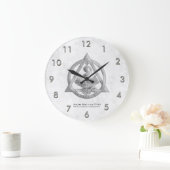 Custom Dentist Clock White Große Wanduhr (Zuhause)