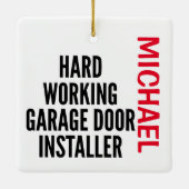 CUSTOM des Tor-Installers für harte Arbeit in der Keramikornament (Rückseite)