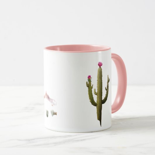 Custom Desert Cactus Tasse (VorderseiteRechts)