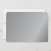 CUSTOM DESIGN Bar Mitzvah New York Nummernschild Einladung (Rückseite)