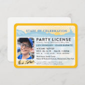 CUSTOM DESIGN Bar Mitzvah New York Party License Einladung (Vorne/Hinten)
