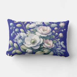 Custom design blue lendenkissen