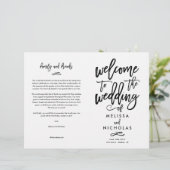 Custom Design - Melissa und Nicholas Program FINAL (Stehend Vorderseite)