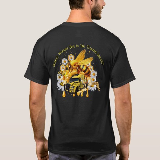 Custom Design Queen Bee T - Shirt (Rückseite)