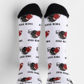 Custom Design Socks Football HAMbyWG Socken (Oben)