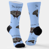 Custom Design Socks Schmetterlinge Socken (Gewinkelt)