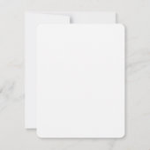 Custom Design Template | Fully Personalizabe Dankeskarte (Rückseite)