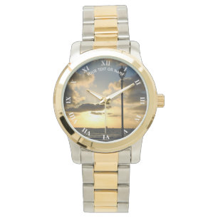 Custom Design With Your Own Foto and Your Text Armbanduhr