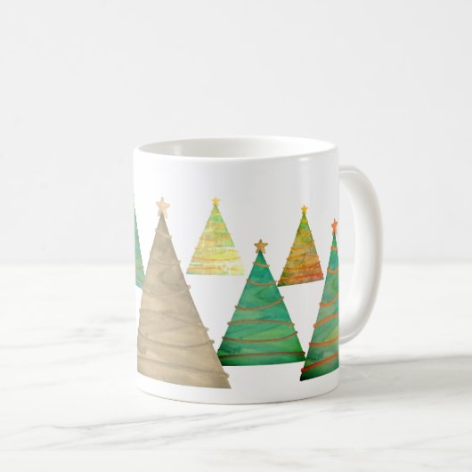 Custom Designed Mug "Christmas Tree" Kaffeetasse (VorderseiteRechts)