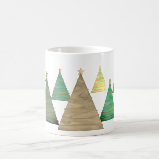 Custom Designed Mug "Christmas Tree" Kaffeetasse (Mittel)