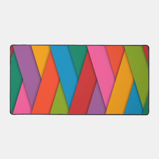 Custom Desk Mat for Salon Eigentümer farbenfroh Schreibtischunterlage (Vorderseite)