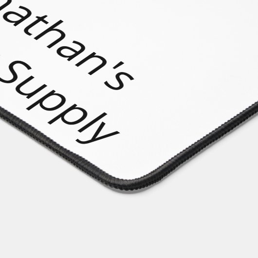 Custom Desk Mat for Salon Owner Barber Supply Schreibtischunterlage (Ecke)