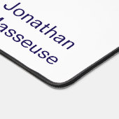 Custom Desk Mat for Salon Owner Massage Schreibtischunterlage (Ecke)