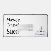 Custom Desk Mat for Salon Owner Massage Schreibtischunterlage (Tastatur & Maus)