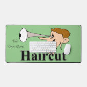 Custom Desk Mat for Salon Owners Barber Schreibtischunterlage (Tastatur & Maus)