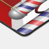 Custom Desk Mat for Salon Owners Barber Schreibtischunterlage (Ecke)