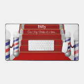 Custom Desk Mat for Salon Owners Barber Schreibtischunterlage (Tastatur & Maus)