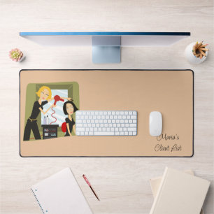 Custom Desk Mat for Salon Owners Stylist Schreibtischunterlage