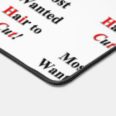 Custom Desk Mat für Salon Eigentümer Haar zu schne Schreibtischunterlage (Ecke)