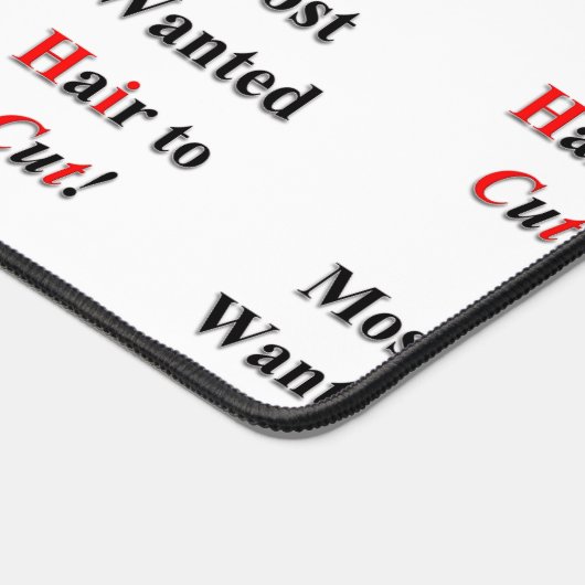 Custom Desk Mat für Salon Eigentümer Haar zu schne Schreibtischunterlage (Ecke)