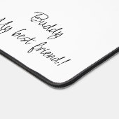Custom Desk Mat Mans Best Friend Dog Schreibtischunterlage (Ecke)