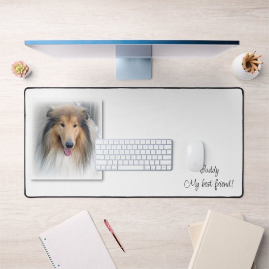 Custom Desk Mat Mans Best Friend Dog Schreibtischunterlage (Büro 1)