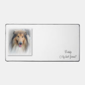 Custom Desk Mat Mans Best Friend Dog Schreibtischunterlage (Vorderseite)