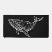 Custom Desk Mat Modern Geometric Whale Schreibtischunterlage (Vorderseite)