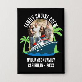 Custom Destination FAMILY CRUISE CREW Photo  Button
