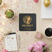 Custom Detroit Michigan Golden Lady Sticker