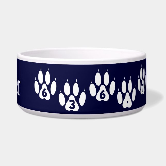 Custom Dewey Dog Bowl Napf (Rechts)