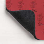Custom Dezember Holly Birth Blume Geschenk Mousepad (Ecke)
