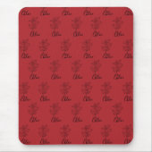 Custom Dezember Holly Birth Blume Geschenk Mousepad (Vorne)