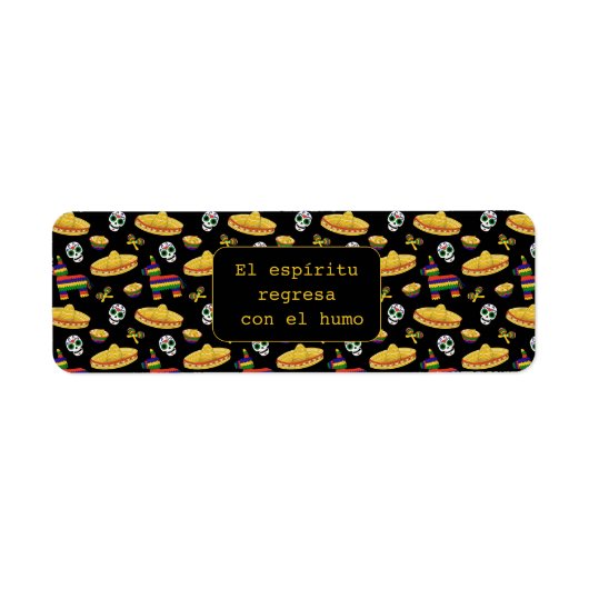 Custom Día de los Muertos Cigar Wrap (Vorne)