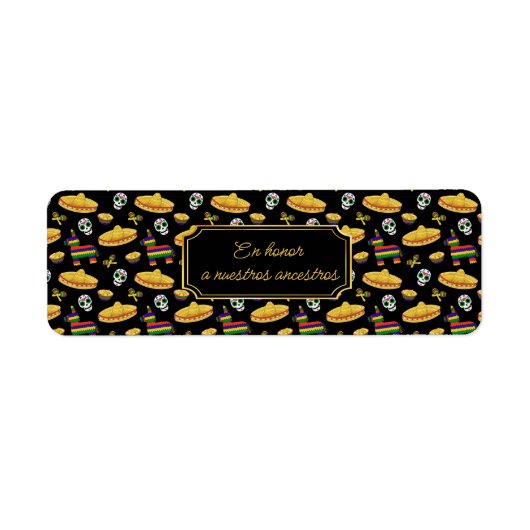 Custom Día de los Muertos Cigar Wrap (Vorne)