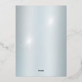 Custom Diamond 60. Wedding Anniversary Party Folieneinladung (Rückseite)