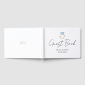 Custom Diamond Ring Wedding Gästebuch (Voll)