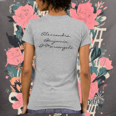 Custom Diese beste Mama gehört jemals zur Typograf T-Shirt