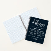Custom Differenzial Maker Journal, Boss Teacher Ge Notizblock (Innenseite)